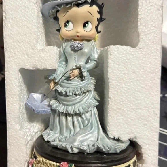 1998 Betty Boop Victorian Series Musical Figurine Vintage 1998 Limited Edition - Picture 6 of 12